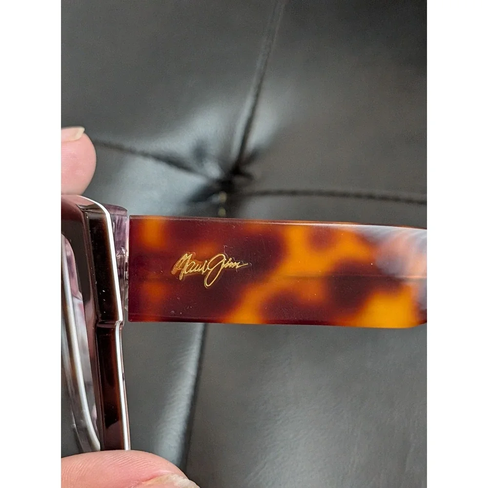 Maui Jim Brown Tortoise Square Glasses Italy Charlie Lyon MJ790-97 54-20-140